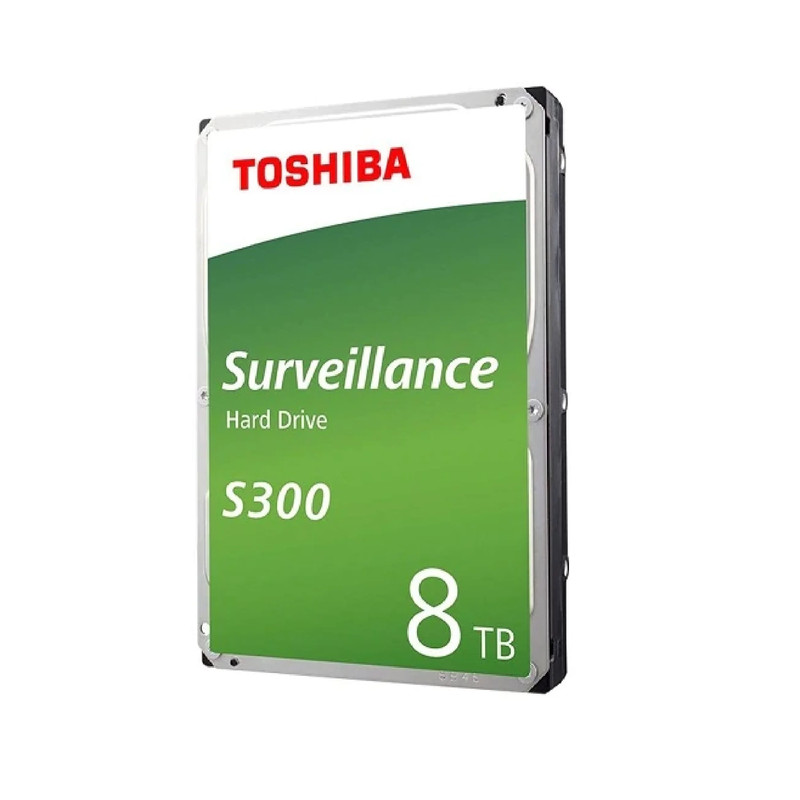 Toshiba S300 8TB Surveillance 3.5" Internal SATA HDD - مساحة تخزين